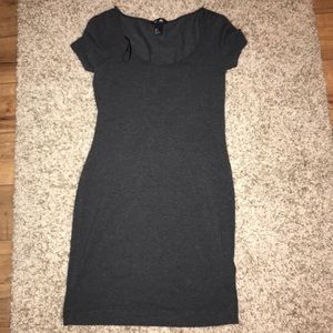 Dark Grey T-shirt Dress!